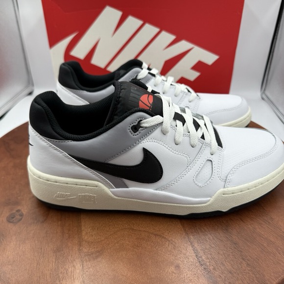 NIKE Full‎ Force Lo Shoes Sneakers White/Black/Pewter Sail FB1362-101 Men\'s 10 main image 8